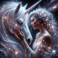 Frameless, 5D DIY Unicorn Fairy Diamond Painting Universe New Arrivals 2025 Diamond Mosaic Handmade Gift Rhinestone Pictures
