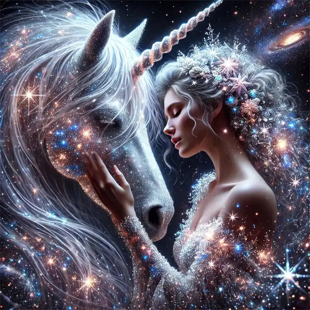 Frameless, 5D DIY Unicorn Fairy Diamond Painting Universe New Arrivals 2025 Diamond Mosaic Handmade Gift Rhinestone Pictures
