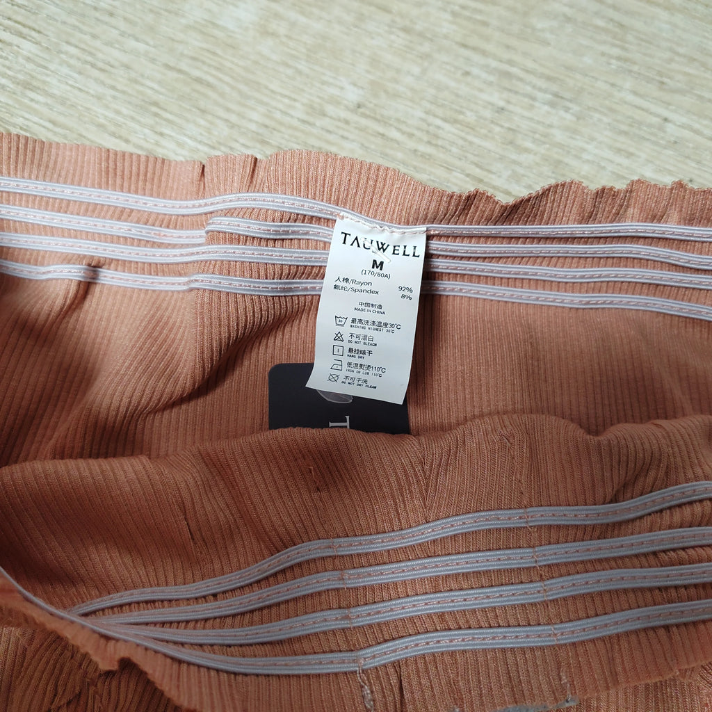 TAUWELL Men's Sexy Rib Brief Underwear Comfortable Rayon Material New Arrivals
