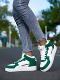 Four Seasons Men's Work Casual Shoes Leather Waterproof White Sneakers Men's Trendy Style