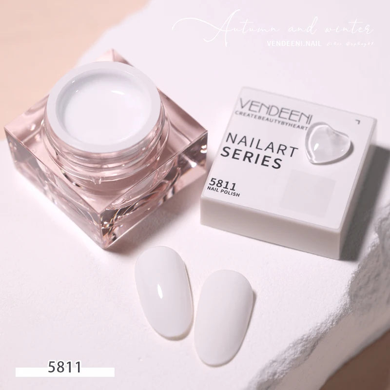 Vendeeni 58 Colors Japanese-style Pure Color Gel Nail Polish Summer Colorful UV LED Soak Off Gel Varnish Nail Art Gel Lacquer
