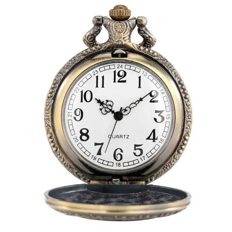Vintage Bronze London Eye/Big Ben/Bridge Stone Men's And Women's Pocket Watch Necklace Famous Scenic Spot Series Gifts