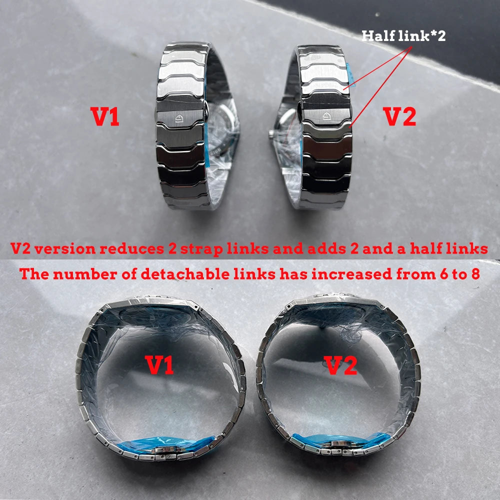 2025 V2 PAGANI DESIGN 222 men's Quartz Watch VJ21 37MM Sapphire Stainless steel Waterproof luminous Watches for men PDYS020