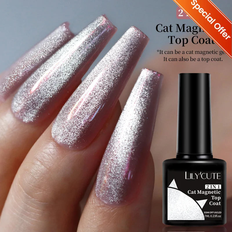 LILYCUTE 7ML Black White Color Gel Nail Polish Summer Colorful Gel Nail Art Semi Permanent UV Gel Soak Off UV LED Gel Varnishes