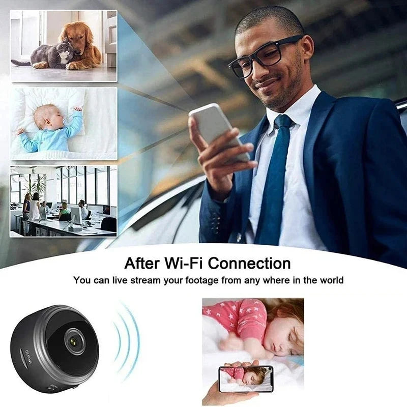 A9 WiFi Mini Camera Wireless Video Recorder Security Protection Camera Smart Home Safety Monitoring Camera Indoor