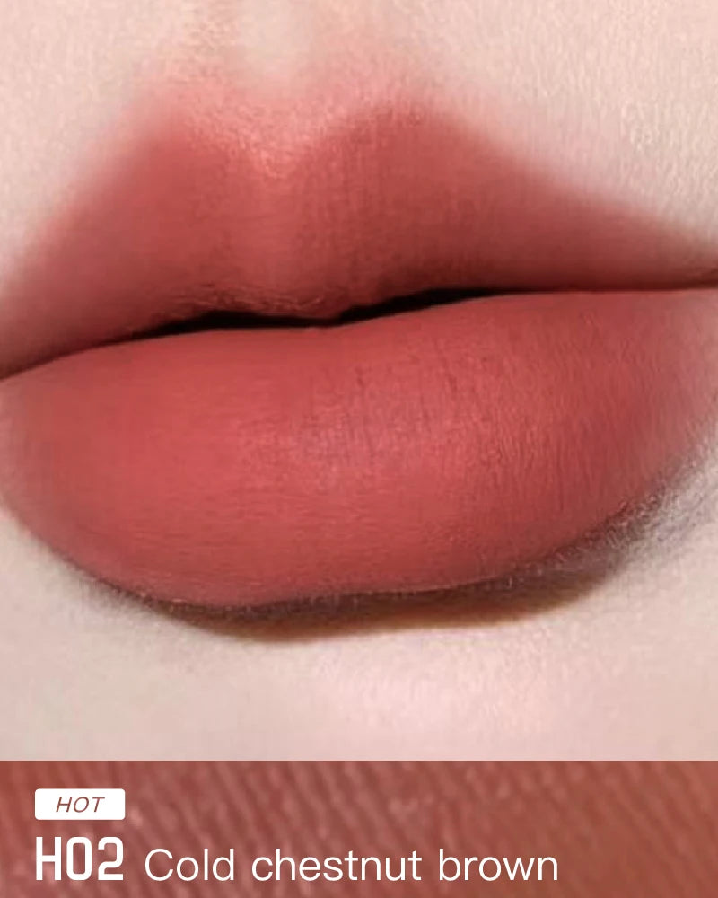 Low Saturation Matte Lipstick Cream Velvet Not Easy To Fade Lipstick Nude Matte Red Lip Gloss Waterproof Lasting Lip Tint Makeup