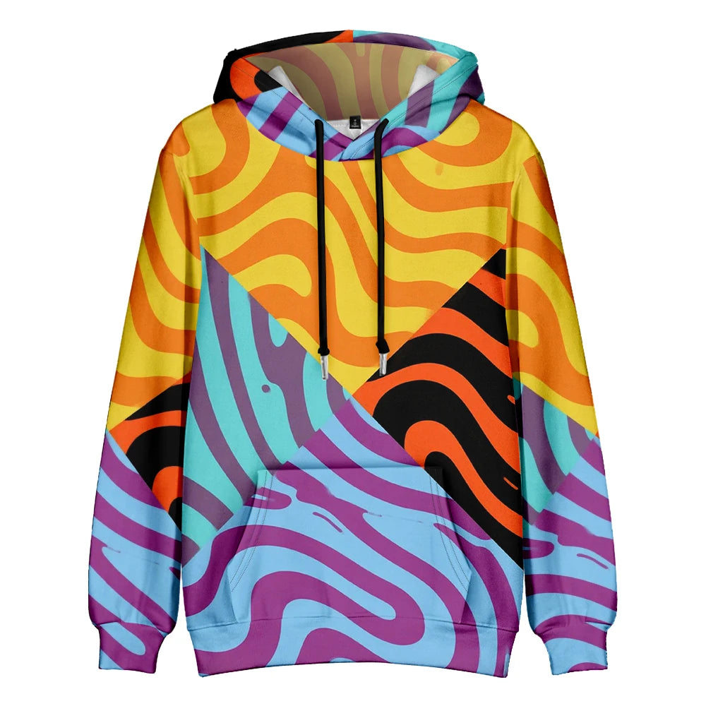 Color Block Matching Hoodies for Couples Long Sleeve Soft Unisex Winter Pullover for Theme Parks, Christmas Photos, Group Events