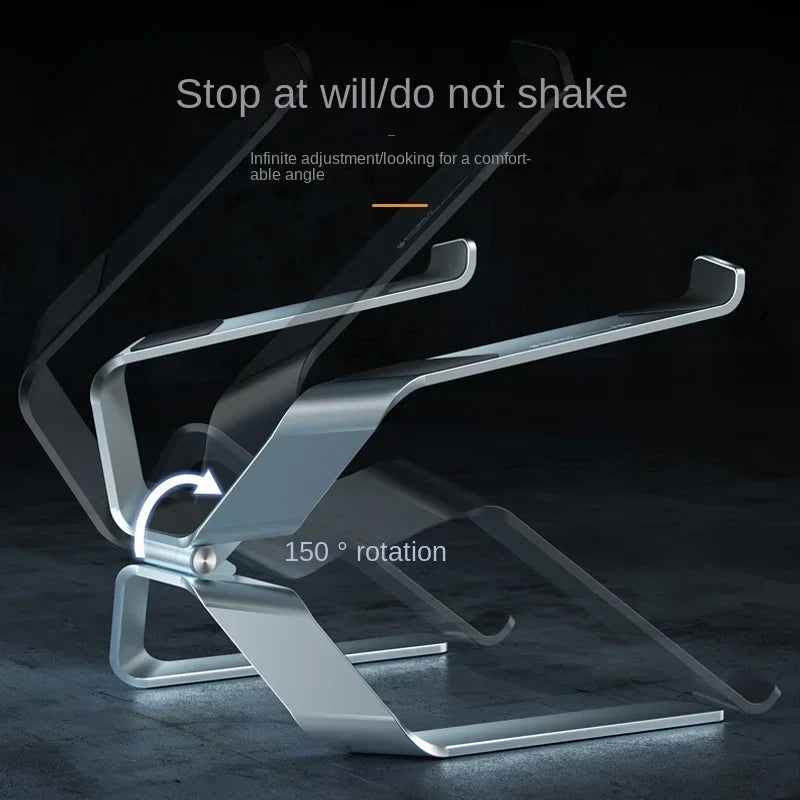 Aluminum Laptop Stand Angle Adjustable Ergonomics Notebook Holder Suspended Cooling Base For MacBook Air Pro Stand XiaoMi Holder
