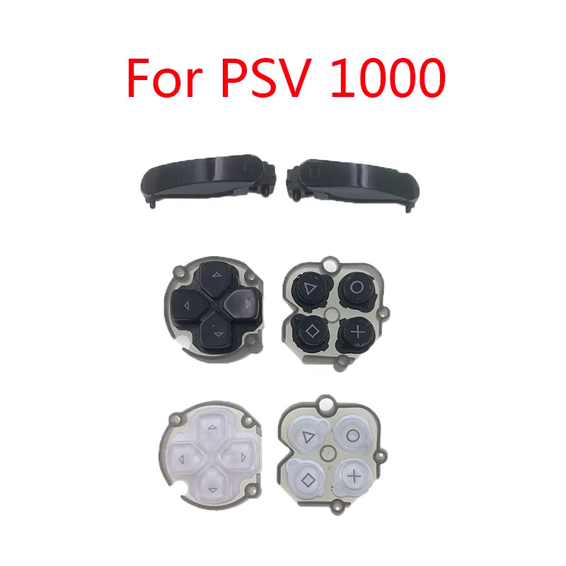 1Set Replacement For PS Vita 1000 ABXY Function Direction Button  D-pad Move Action Buttons Cross Key  For PSV1000 L R