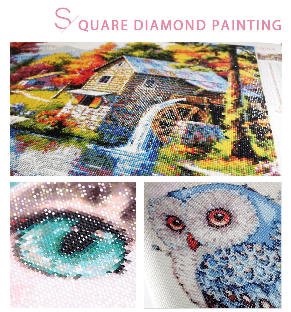 Frameless, Full Diamond Painting Tree New Arrivals 2024 Diamond Mosaic Landscape Rhinestone Pictures Craft Kit