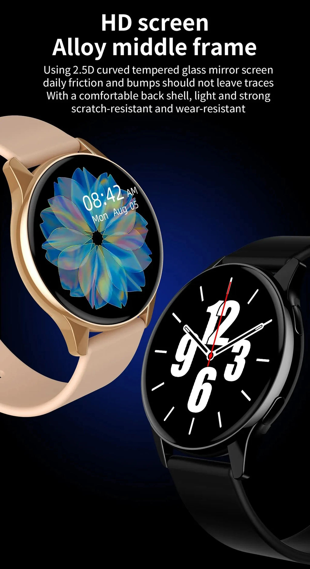 LIGE New Smart Watch Wireless Charging Smartwatch Bluetooth Calls Watches Men Women Fitness Bracelet Custom Watch Face +Box 2025