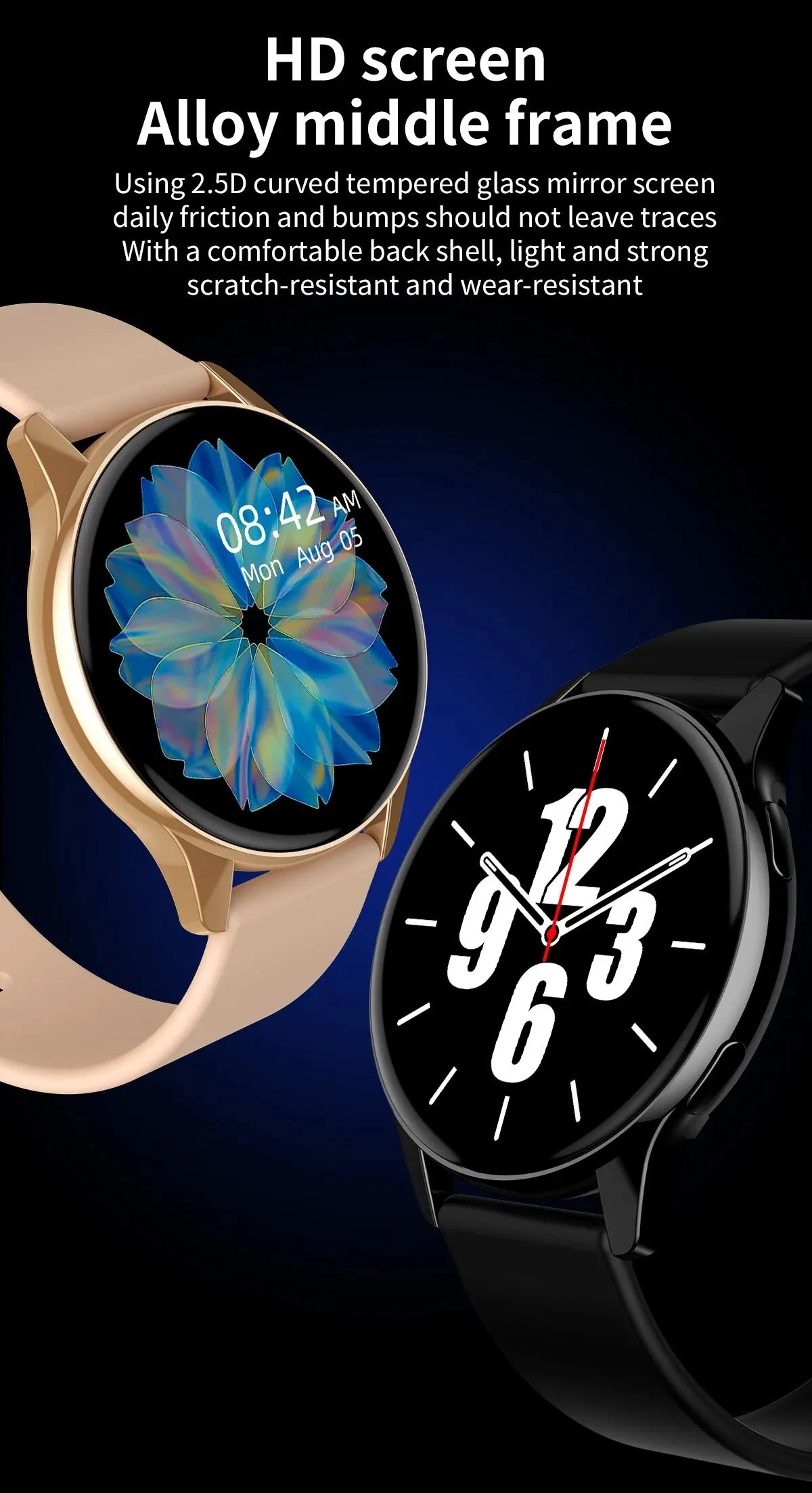 LIGE New Smart Watch Wireless Charging Smartwatch Bluetooth Calls Watches Men Women Fitness Bracelet Custom Watch Face +Box 2025