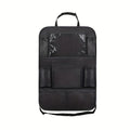 Car Back Seat Organizer with Touch Screen Tablet Holder Automatic Storage Pocket Protector for Travel