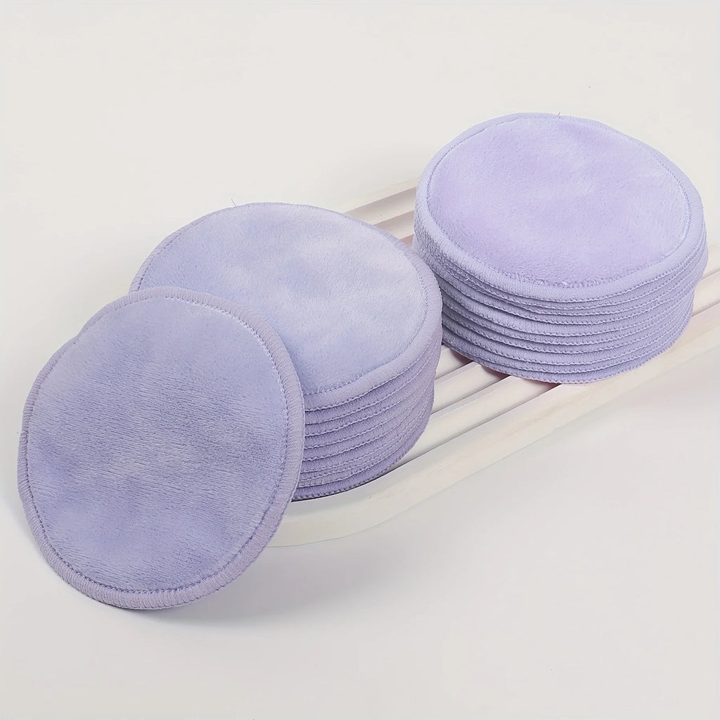 10 Reusable Makeup Remover Pads, A Gentle Facial Cleansing Sponge Suitable for All Skin Types, Odorless, Beauty Tool