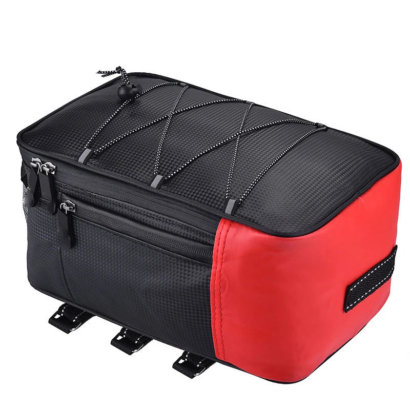 Bicycle Piggyback Bag Rear Seat Bag Storage Storage Box Bicycle Rear Shelf Pannier Bag Waterproof Bag Riding Supplies Equipment