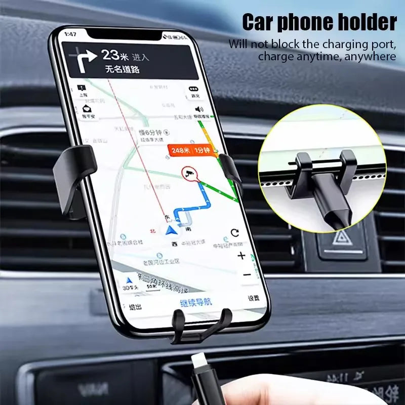 Gravity Auto Phone Holder Car Air Vent Clip Cell Phone Stand Support For Changan X7 UNI-T CS35 CX70 CS85 CS55 CS75 CS15 F70 CS95