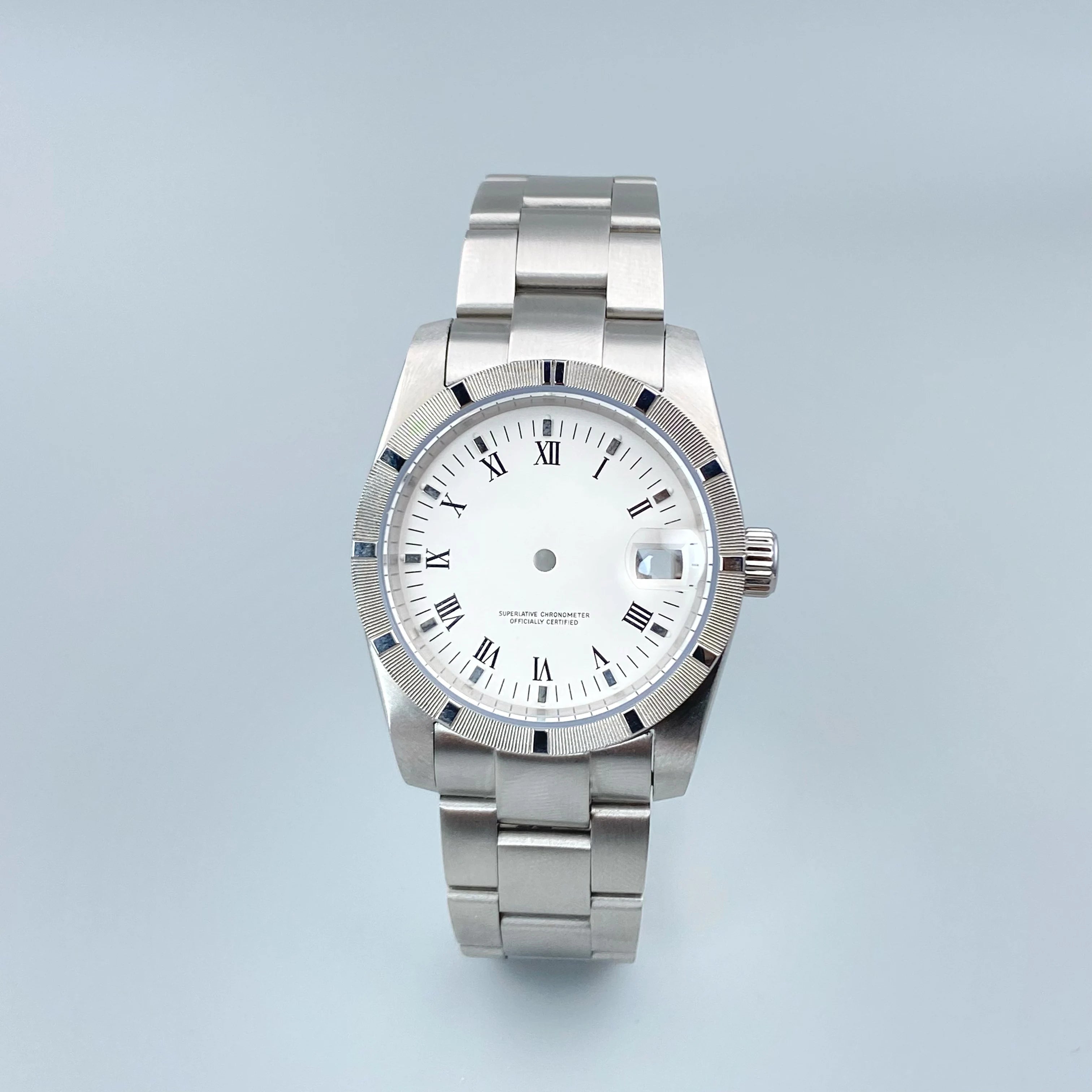 NH35 New Arrivals 36mm watch case Engine Turned BEZEL For AK Parts Replacemet NH35/36 Movement Modification Parts 28.5mm Dial