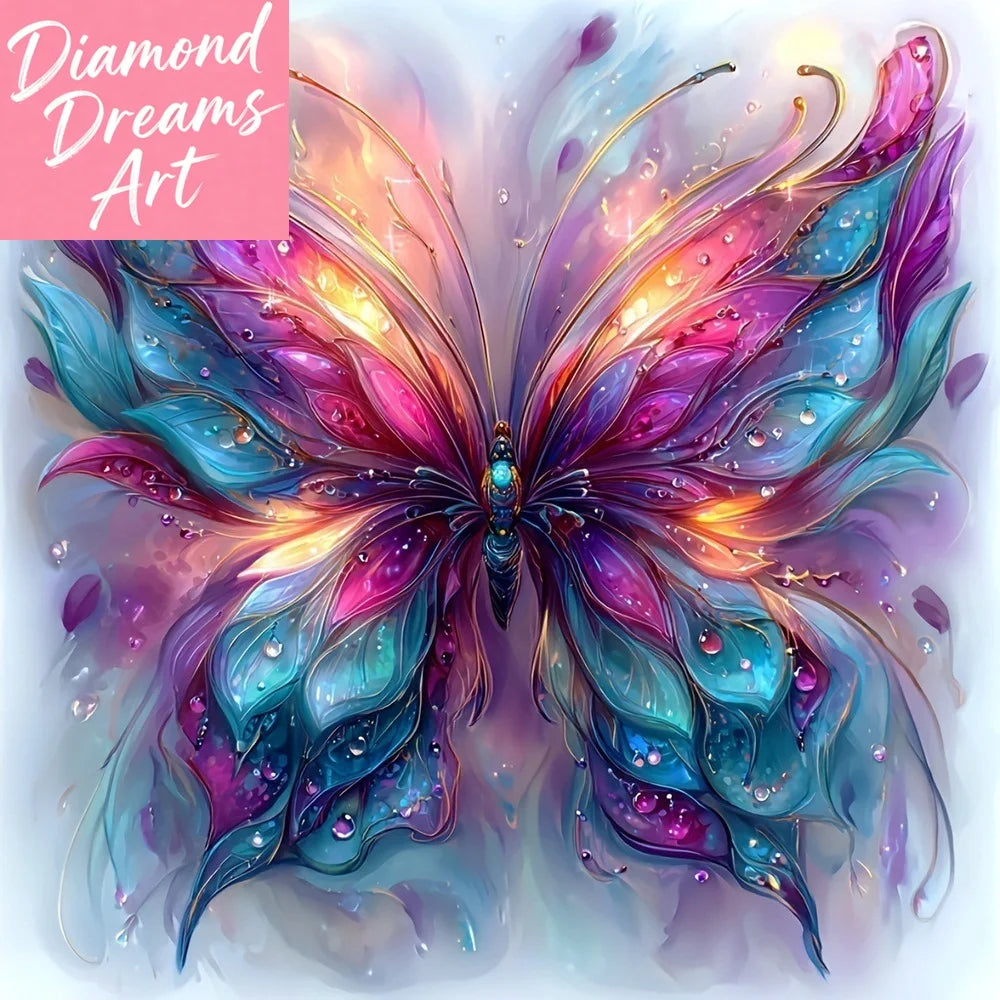 Frameless, DIY 5D Diamond Painting Butterfly Full Drill Mosaic Animal Crafts Art Supplies Embroidery New Arrivals Home Decoratio