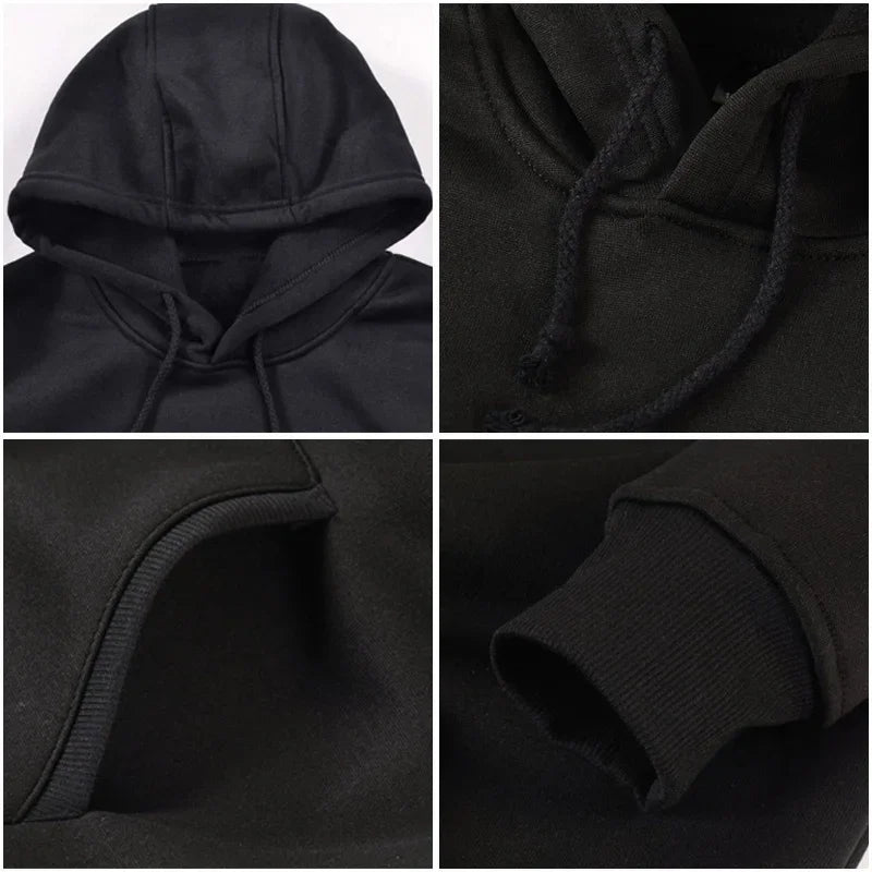 Couple Hoodies Luminous King of Whatever's Left and Queen of Everything Unisex Daily Casual Clothes Women Men Tracksuits Hooded