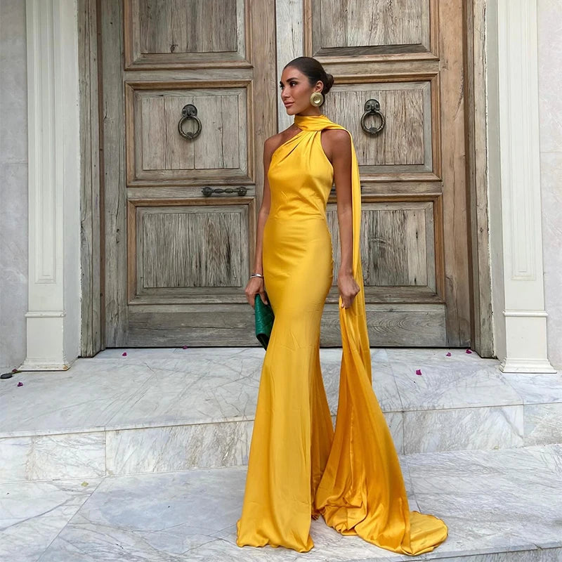 Sexy Ribbon Sleeveless Long Dress Women Elegant Slim Stain Backless Lace Up Party Dresses 2026 Fashion Solid Holiday Robe Lady