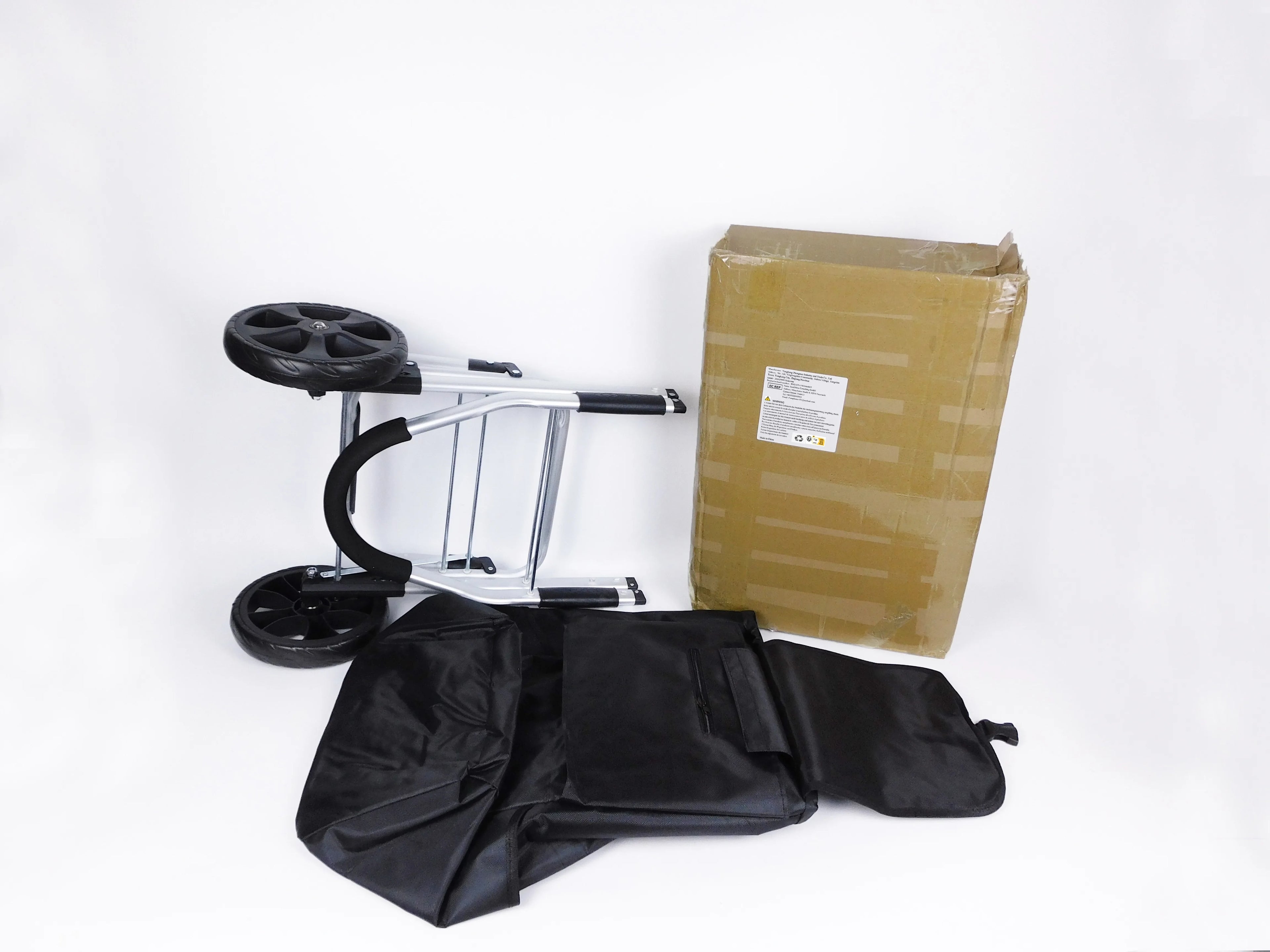 Shopping Cart Large Lightweight Folding Trolley Waterproof Bag 2 Wheel Large ,Lightweight, Foldable