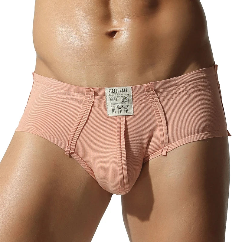 TAUWELL Men's Sexy Rib Brief Underwear Comfortable Rayon Material New Arrivals