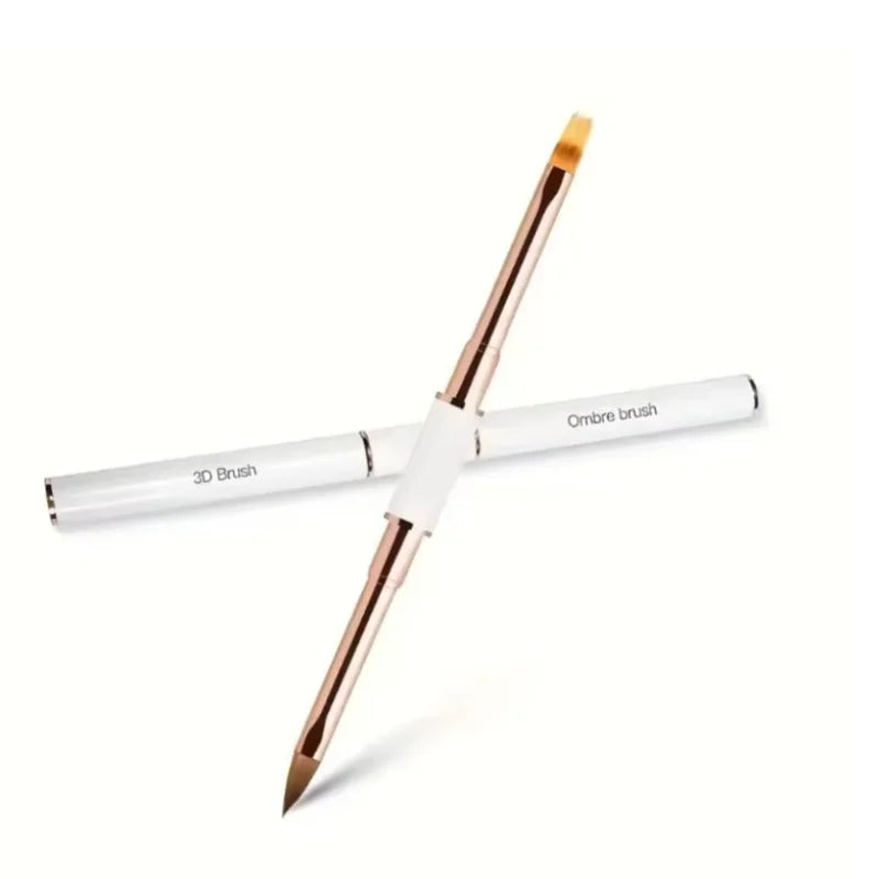 5Pcs Dual End Nail Art Pen Brushes Double-Ended Nail Art Brushes For Long Lines Professional nail tools