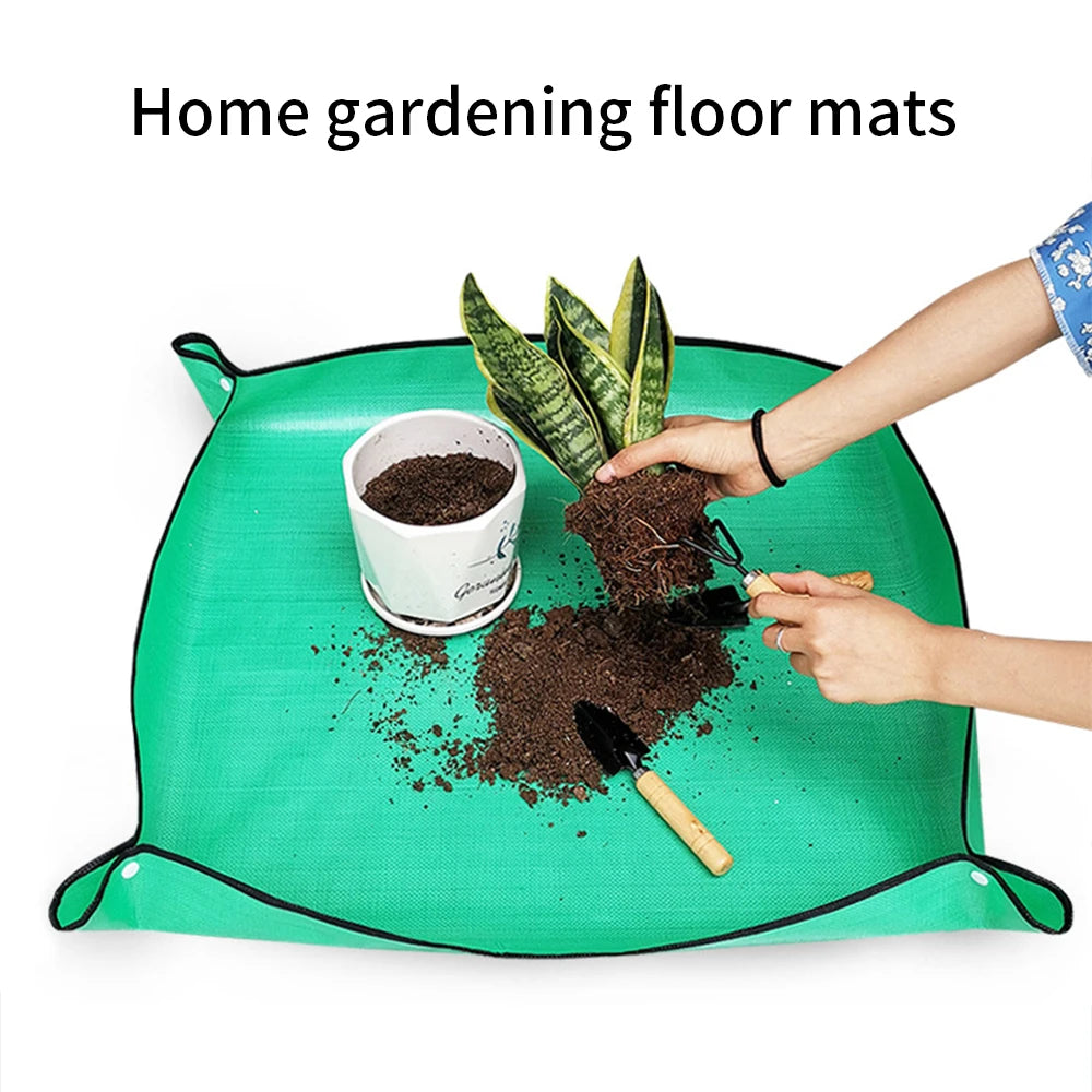 Home Gardening Soil Replacement Mat Waterproof Thickened Succulent Flower Pot Replacement Operation Floor Mat Gardening Tools