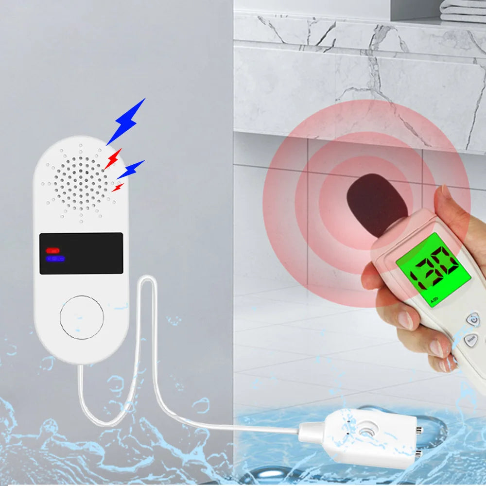 Tuya Wifi Water Leak Detector with Sound and Light Alarm 130dB Tuya Water Leak ZigBee Smart Home Water Alarm Sensor App Control