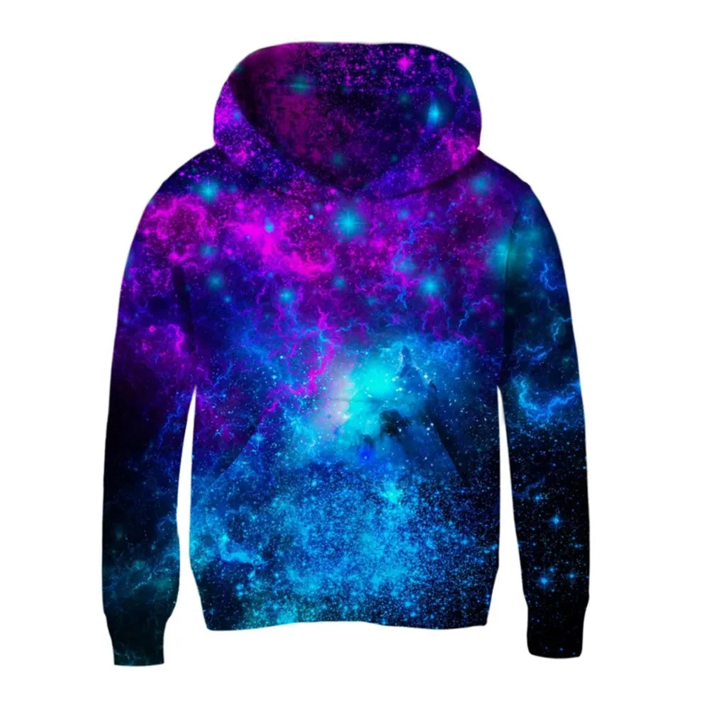 Children's Hoodie Fashionable Spring and Autumn Cartoon Print Animal Outdoor Hoodies for Kids Children Boys Clothes Sweatshirts