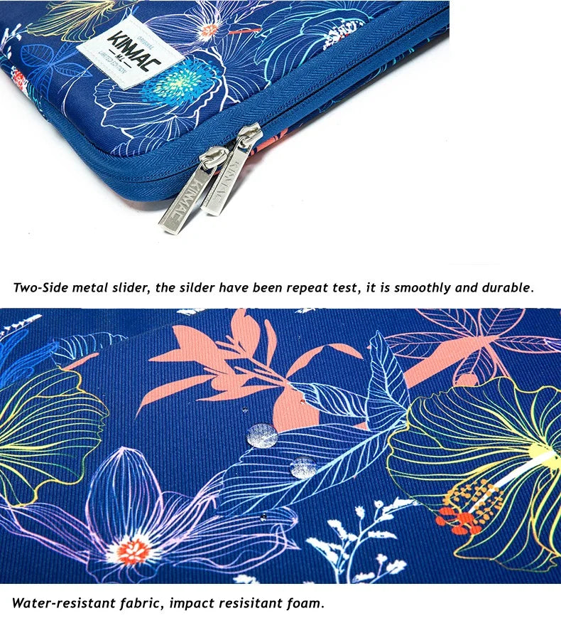 Brand Kinmac Laptop Bag 12,13.3,14,15.4,15.6,16 Inch Shockproof Lady Man Handbag Case For MacBook Air Pro M1 2 Women Briefcase
