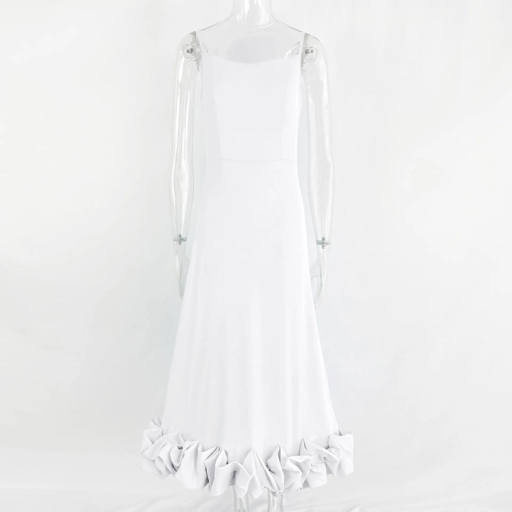 Putao Prom Dresses Fashion Square Empire Summer Party Dress Tea Length Sleeveless Chiffon Ruched Formal Evening Gowns платье жен