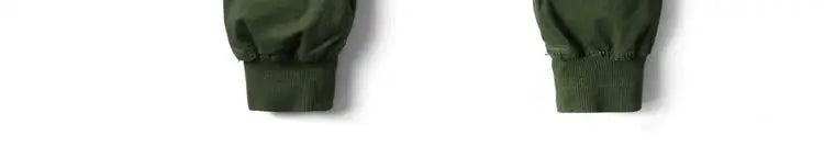 Spring Summer Men's Casual Fashion Work Pants Cuffed Multiple Pockets Slim Fit Youth Leisure Trousers Trendy Brand