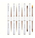 5Pcs Dual End Nail Art Pen Brushes Double-Ended Nail Art Brushes For Long Lines Professional nail tools