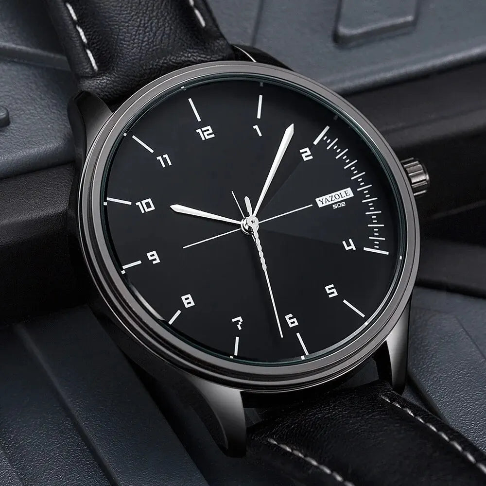 Top Brand NEW Mens Watch Leather Strap Ultra Thin Minimalist Watch For Men Casual Simple Quartz Waterproof Watches
