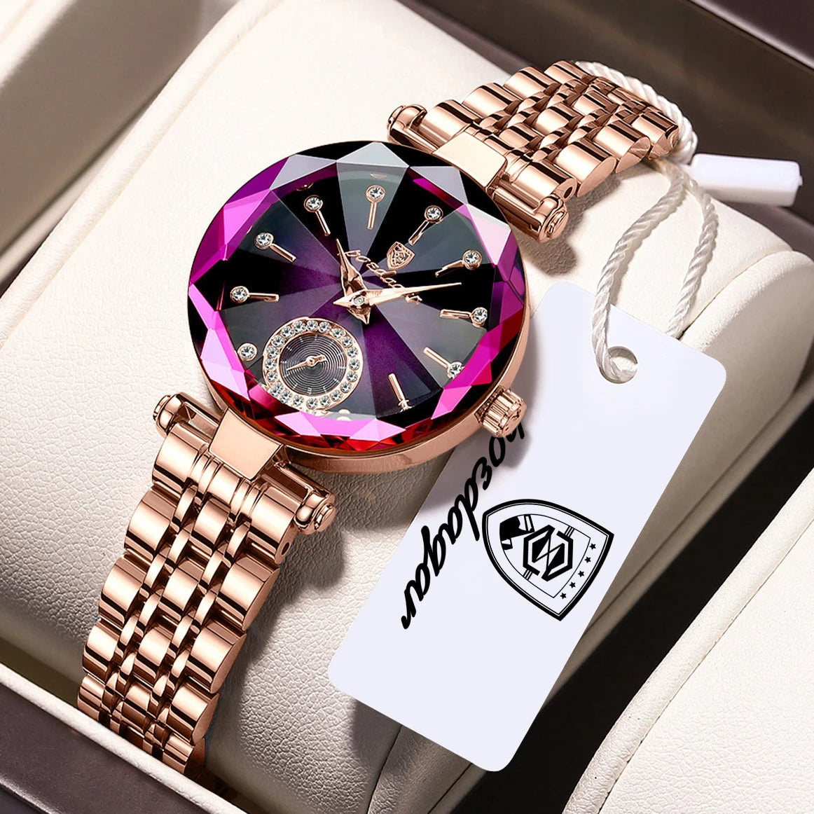POEDAGAR Top Exquisite Elegant Watches For Women Waterproof Leather High Quality Original Woman's Watch Quartz Ladies Wristwatch