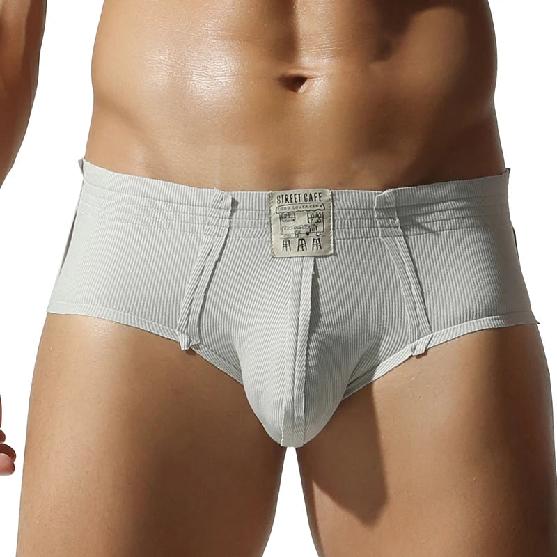 TAUWELL Men's Sexy Rib Brief Underwear Comfortable Rayon Material New Arrivals