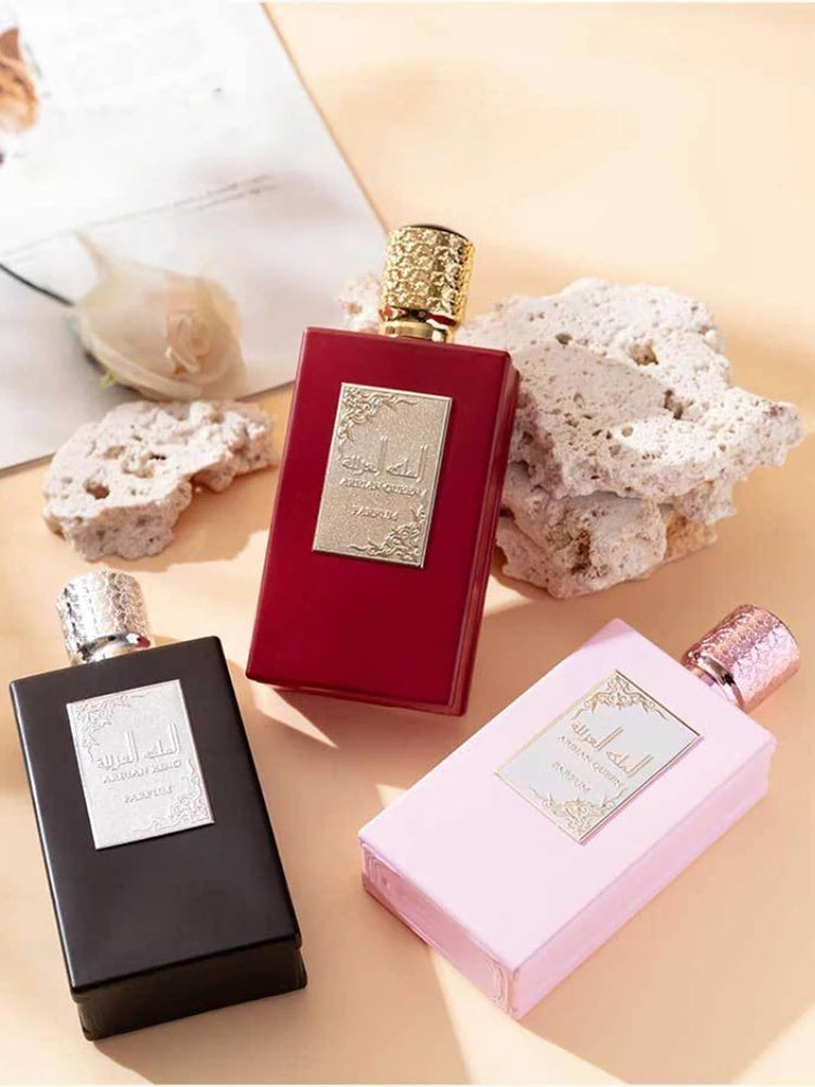 Dubai Arabian Queen Perfume Asophisticated Long-lasting Fragrance Made Middle Eastern Oud Floral  Fruity Scent Perfect For Date