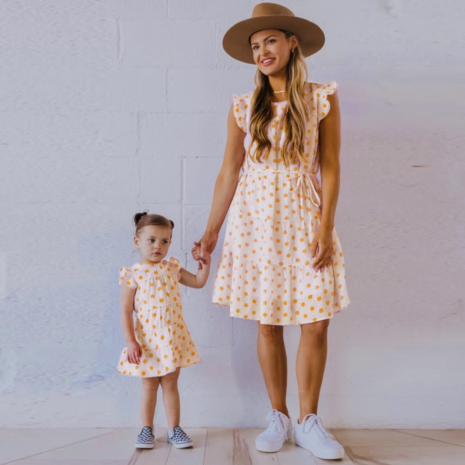 Summer Long Dress Robe Femme Casual Family Matching Outfits Boho Children's Clothing Beach Mother Daughter Dress Vestidos
