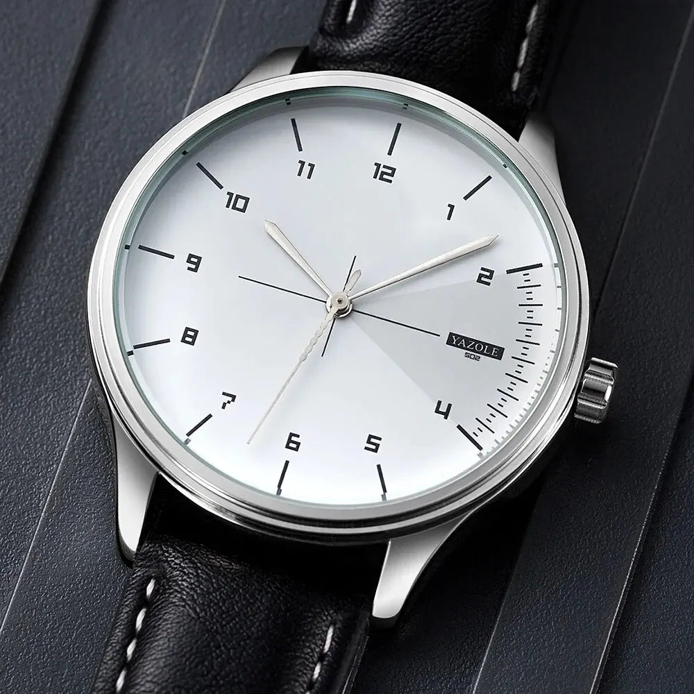 Top Brand NEW Mens Watch Leather Strap Ultra Thin Minimalist Watch For Men Casual Simple Quartz Waterproof Watches