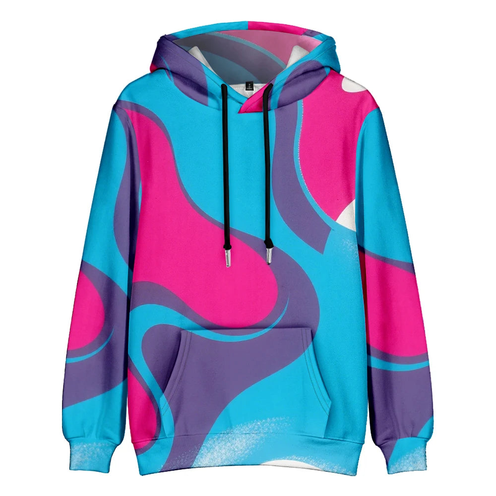 Color Block Matching Hoodies for Couples Long Sleeve Soft Unisex Winter Pullover for Theme Parks, Christmas Photos, Group Events