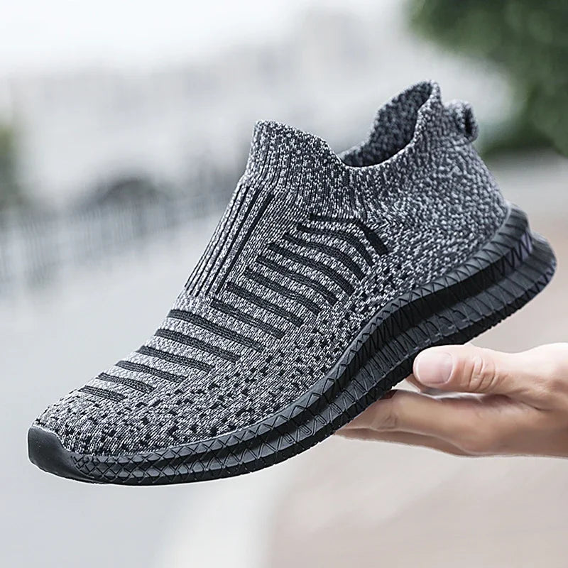 Men Sports Shoes Summer Breathable Casual Socks Shoes Men Pedal Light Sports Running Outdoor Walking Training Tennis Shoes