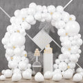 95Pcs White Balloon Wreath Arch Kit for Weddings Birthdays Graduation Bridal Baby Showers - Decorative Balloon Set
