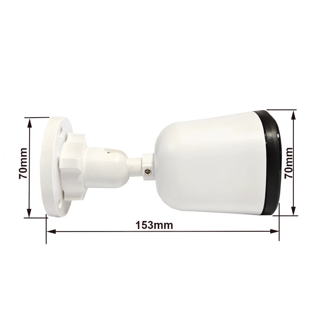 Outdoor IP POE Camera 5MP 4MP Mic Audio Infrared Full Color Dual Light RTSP Xmeye Panoramic Fisheye 1.7mm Waterproof Smart AI