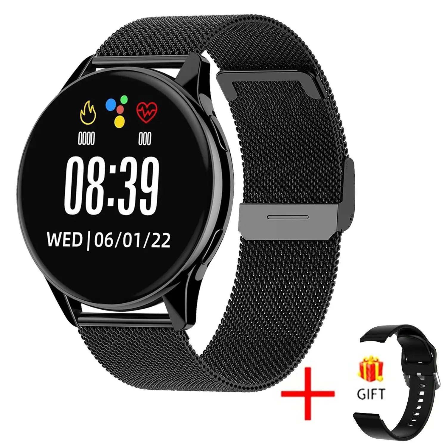 LIGE New Smart Watch Wireless Charging Smartwatch Bluetooth Calls Watches Men Women Fitness Bracelet Custom Watch Face +Box 2025