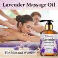 2PCS Lavender & Peppermint Massage Oil, Moisturizing & Softening Body Care for All Skin Types, body relaxation Massage Oil 500ml