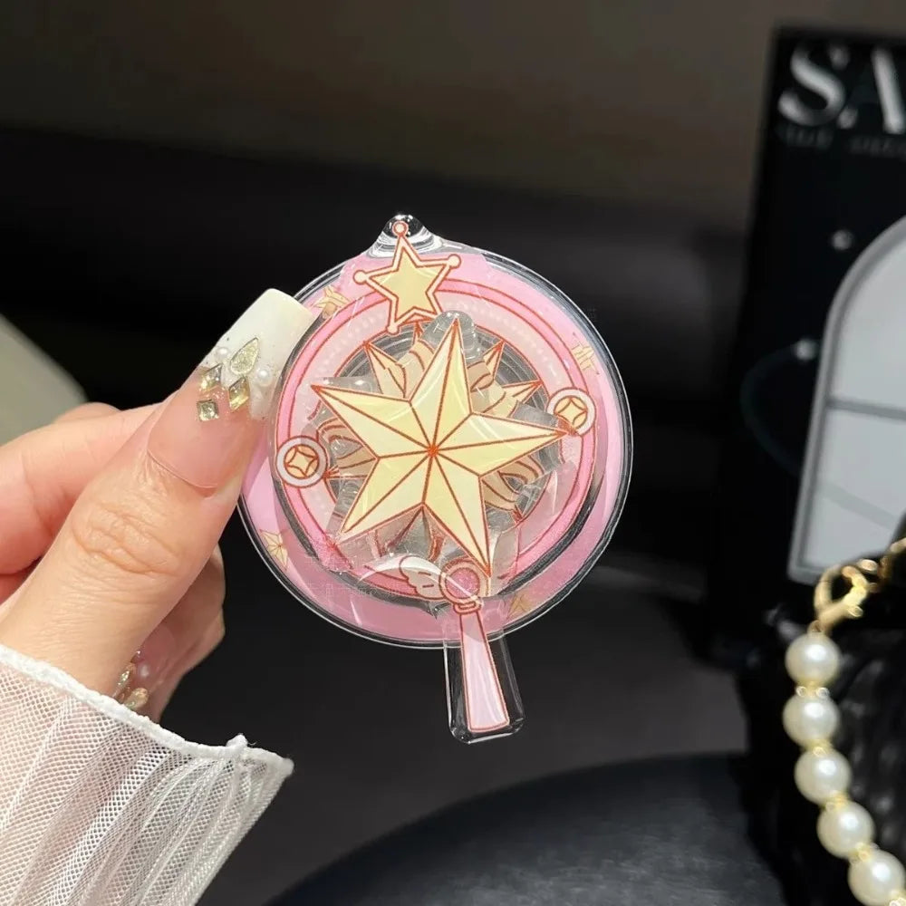 Trendy Style Magic Wand Magnetic Grip Stand Foldable Phone Stand Shell Accessories Universal Tablet  magnetic car phone holder