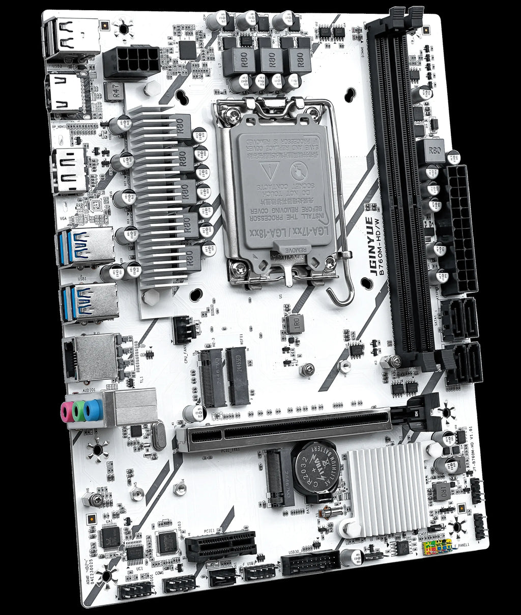 JGINYUE B760M HD-W Motherboard M-ATX ARGB LGA1700 Support Core 12/13/14th i5/i7 Dual Channel DDR4 RAM