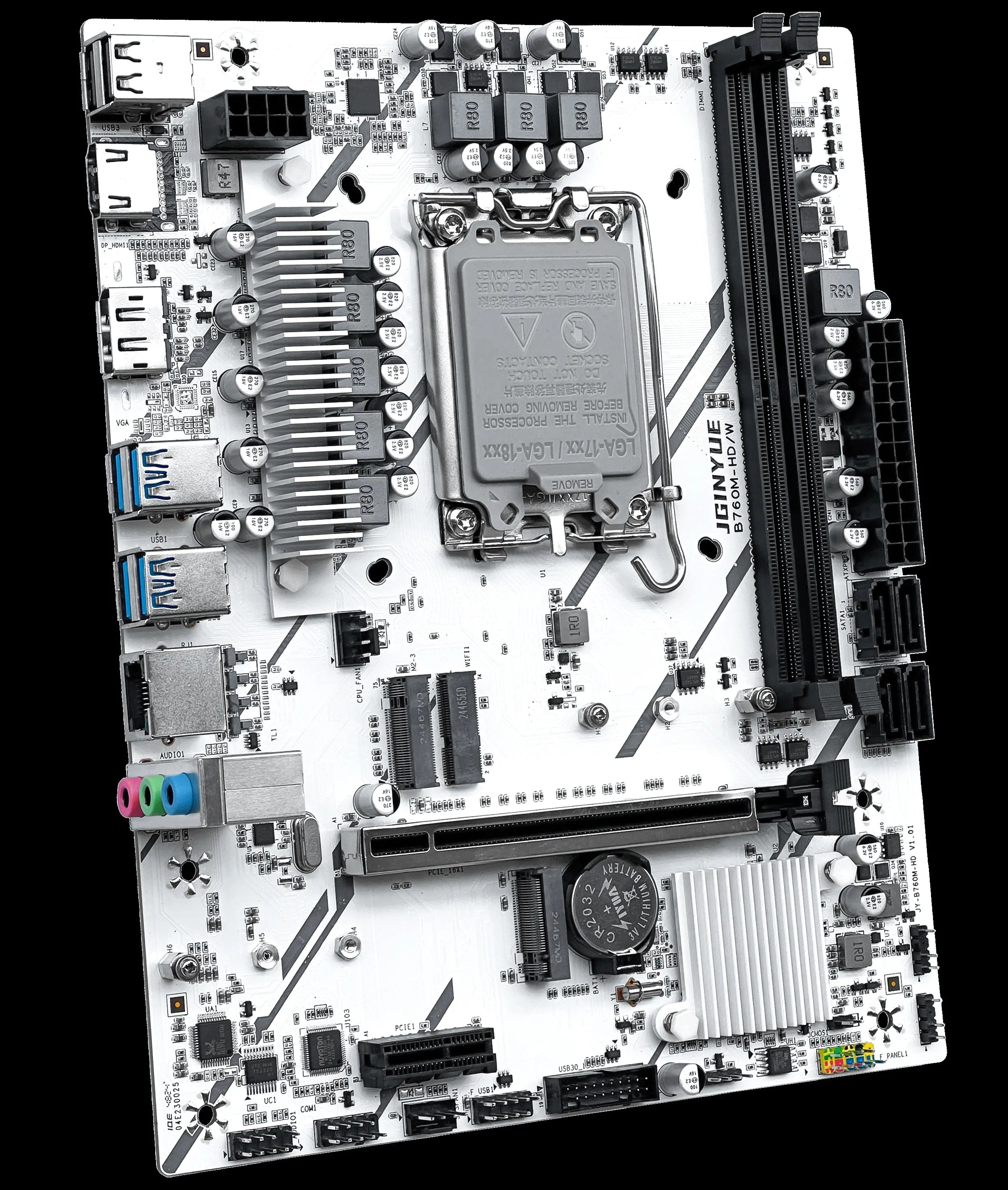 JGINYUE B760M HD-W Motherboard M-ATX ARGB LGA1700 Support Core 12/13/14th i5/i7 Dual Channel DDR4 RAM
