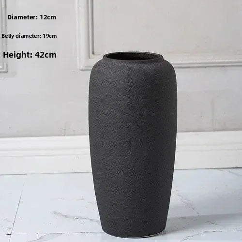 50cm Nordic Modern Ceramic VaseFloor To Ceiling Large VaseSimplicity Flower ArrangementLiving Room TV Cabinet New Arrivals